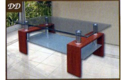 Diana üveglapos dohányzóasztal 