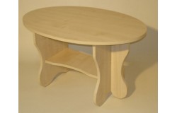 Ovál dohányzóasztal 